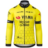 Radtrikot Herren Langärmeliges Trikot Agu Team Visma Lease a bike 2024