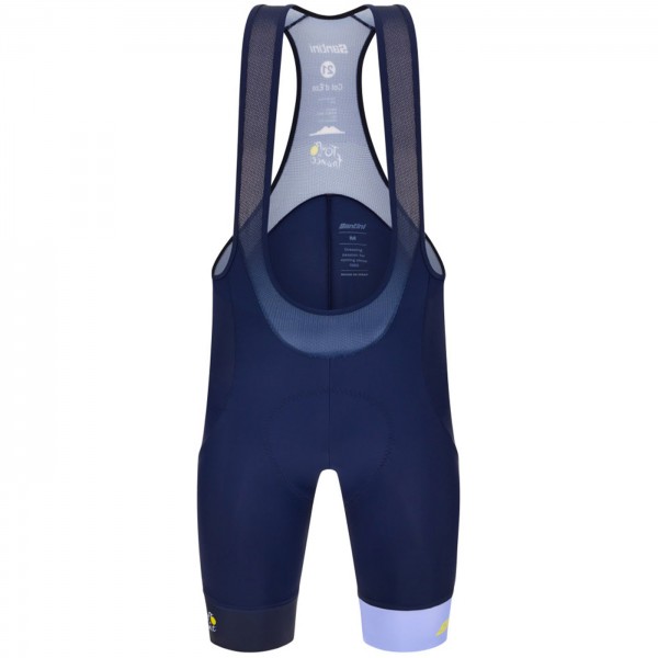 Radtrikot Herren Latzhosen Santini Tour de France 2024-Hübsch