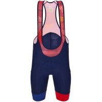 Radtrikot Herren Santini Tour de France 2024 tragerhose-Bologna