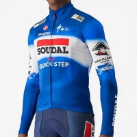 Radtrikot Herren Castelli Soudal Quick-Step 2024 Thermal langarm trikot