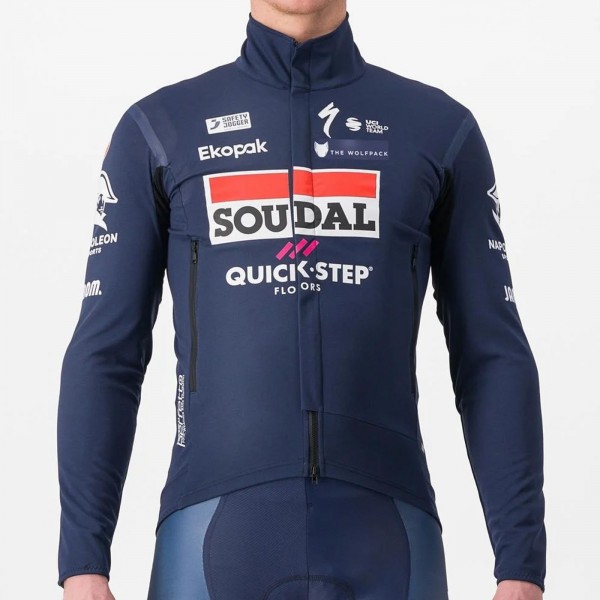 Radtrikot Herren Castelli Soudal Quick-Step 2024 Perfetto RoS jacke