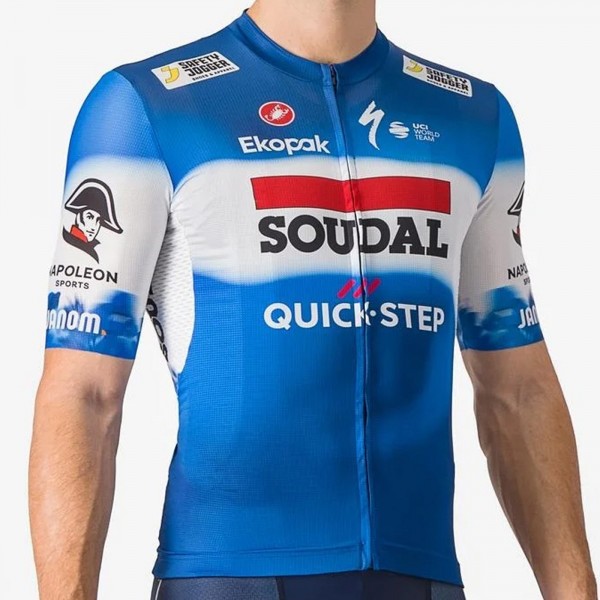 Radtrikot Herren Castelli Soudal Quick-Step 2024 Wettbewerbs-Trikot 3