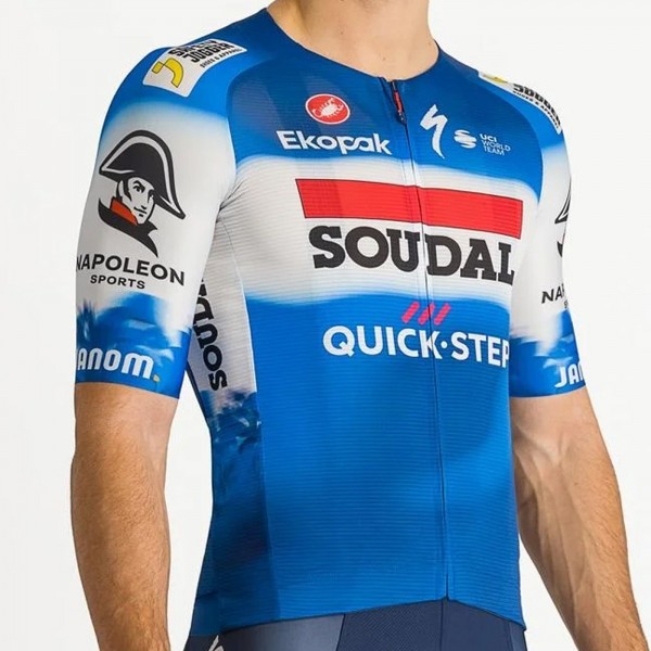 Radtrikot Herren Castelli Soudal Quick-Step 2024 Aero Race 7.0 trikot