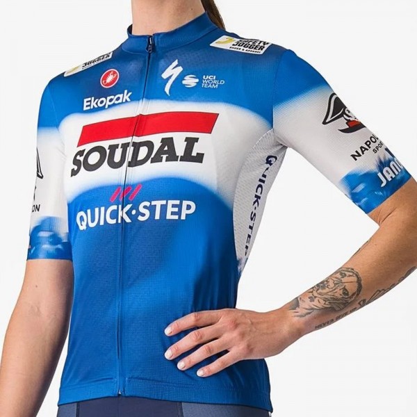 Radtrikot Damen Castelli Soudal Quick-Step 2024 Competizione 3 frau trikot