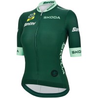 Radtrikot Damen Tour de France 2024 Grun frau trikot