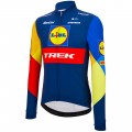 Radtrikot Herren Santini Lidl Trek 2024 langarm trikot