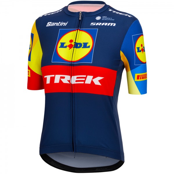 Radtrikot Damen Santini Lidl Trek 2024 frau trikot