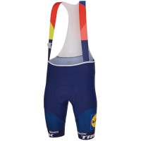 Radtrikot Herren Santini Lidl Trek 2025 Team Original tragerhose