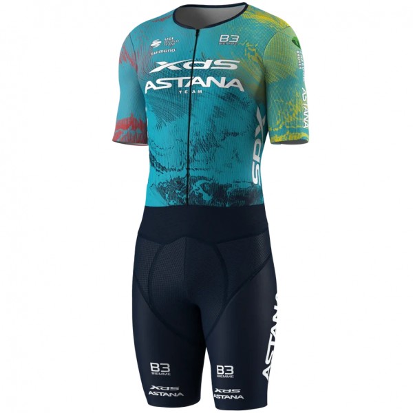 Radtrikot Herren Biemme XDS Astana 2025 einteiler
