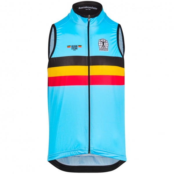 Radtrikot Herren Bioracer Belgischen National 2025 Icon weste