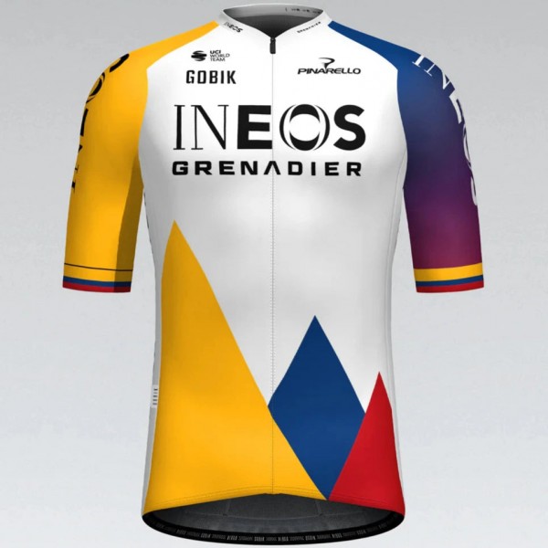 Radtrikot Herren Gobik Ineos Grenadiers 2025 Odyssey trikot-Colombia Radtrikot Herren Gobik Ineos Grenadiers 2025 Odyssey trikot-Colombia