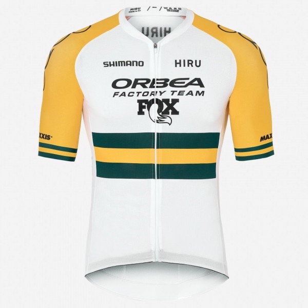 Radtrikot Herren Hiru Orbea Factory Team 2025 Core Trikot-Australischer Meister Radtrikot Herren Hiru Orbea Factory Team 2025 Core Trikot-Australischer Meister