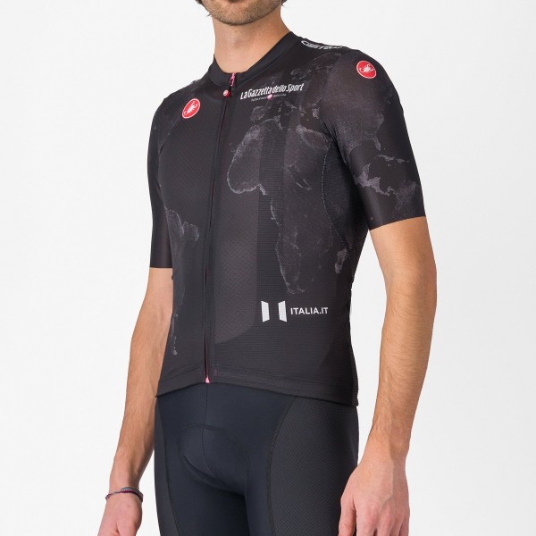 Radtrikot Herren Schwarzes Trikot Giro d'Italia 2025 Competizione 3