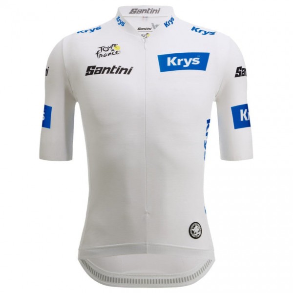 Radtrikot Herren Weiße Trikot Tour de France 2025 Offiziell