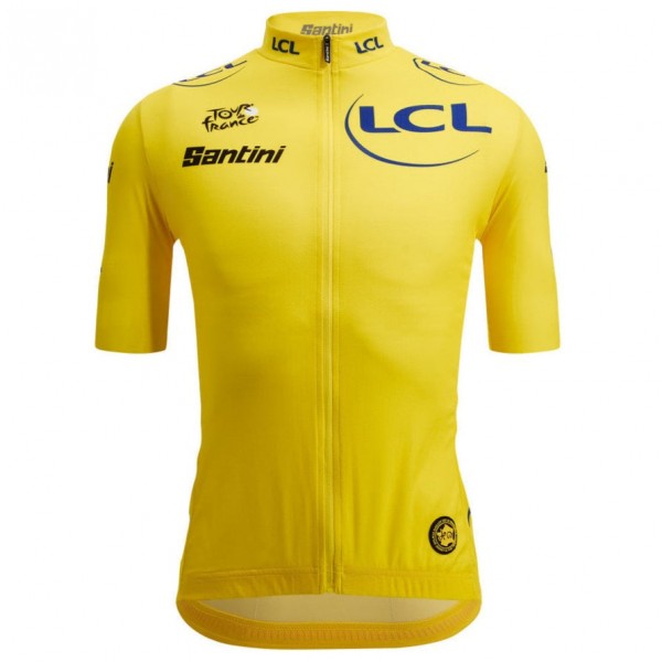 Radtrikot Herren Gelbes Trikot Tour de France 2025 Fan Line Radtrikot Herren Gelbes Trikot Tour de France 2025 Fan Line