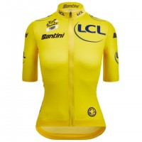 Radtrikot Damen Gelbes Trikot frau Tour de France 2025 Fan Line