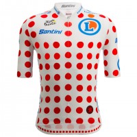 Radtrikot Herren Trikot Santini Punkte Tour de France 2025 Offiziell