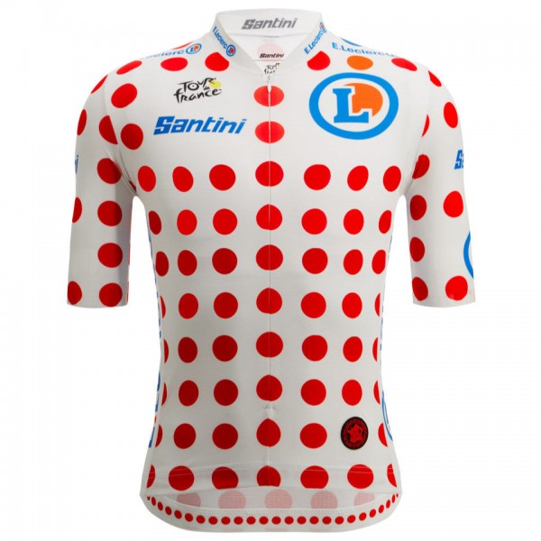 Radtrikot Herren Trikot Santini Punkte Tour de France 2025 Offiziell