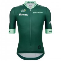 Radtrikot Herren Trikot Santini Grün Tour de France 2025 Offiziell