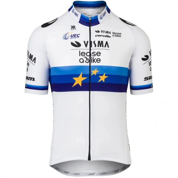 Radtrikot Herren Team Visma Lease a bike 2025 trikot-Europameister Radtrikot Herren Team Visma Lease a bike 2025 trikot-Europameister