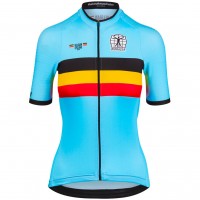 Radtrikot Damen Bioracer Belgischen Nationalen 2025 Icon Classic frau trikot