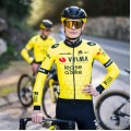 Radtrikot Herren Team Visma Lease a bike 2025 langarm trikot