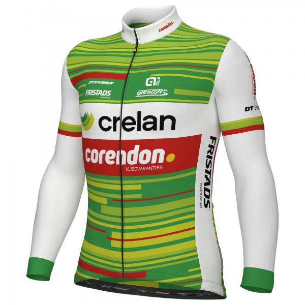 Radtrikot Herren Ale Crelan Corendon 2025 langarmtrikot