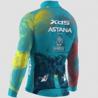 Radtrikot Herren Biemme XDS Astana 2025 langarm trikot