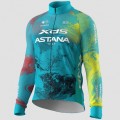 Radtrikot Herren Biemme XDS Astana 2025 winterjacke