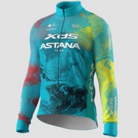 Radtrikot Herren Biemme XDS Astana 2025 winterjacke