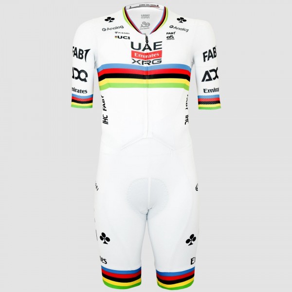 Radtrikot Herren UAE Team Emirates 2025 Pissei einteiler-Tadej Pogacar
