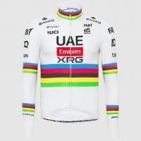Radtrikot Herren UAE Team Emirates 2025 Pissei langarmtrikot-Tadej Pogacar