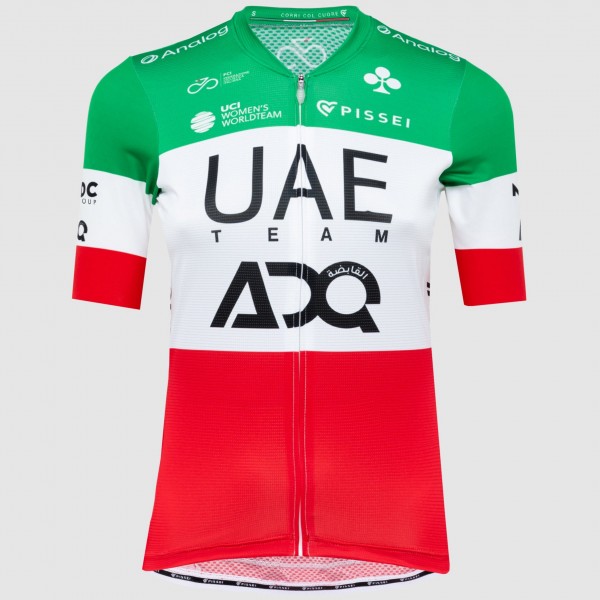Radtrikot Damen Pissei UAE Team ADQ 2025 frau trikot-Italienischer meister