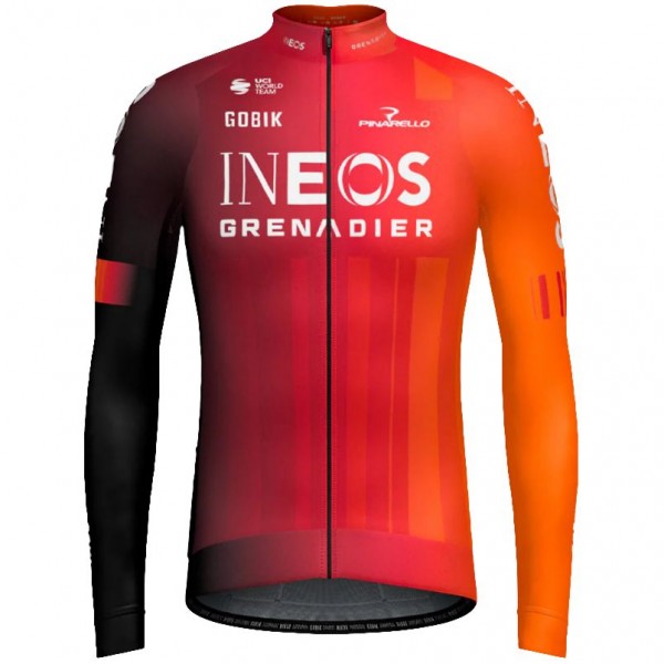 Radtrikot Herren Gobik Ineos Grenadiers 2025 Hyder langarm trikot Radtrikot Herren Gobik Ineos Grenadiers 2025 Hyder langarm trikot