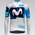Radtrikot Herren Gobik Movistar 2025 Hyder langarm trikot