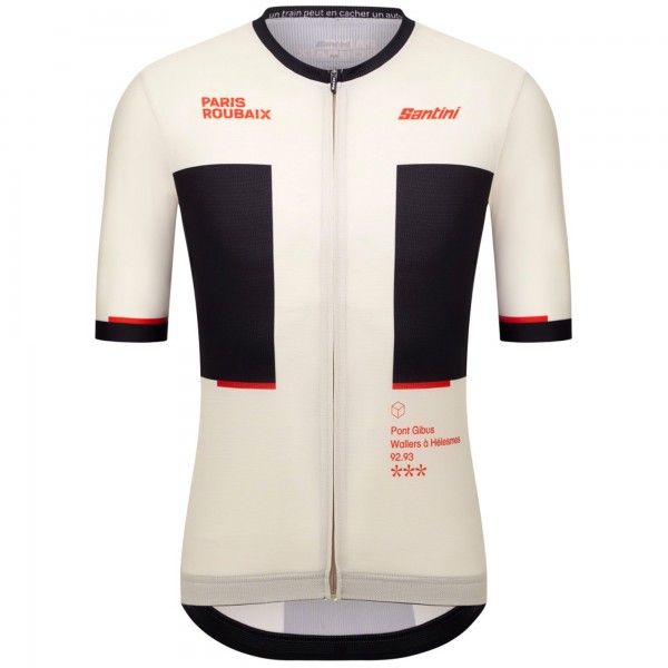 Radtrikot Herren Jersey Santini Paris Roubaix 2025 Radtrikot Herren Jersey Santini Paris Roubaix 2025
