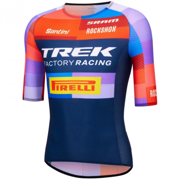Radtrikot Herren Santini Trek Factory Racing 2025 XC trikot Radtrikot Herren Santini Trek Factory Racing 2025 XC trikot