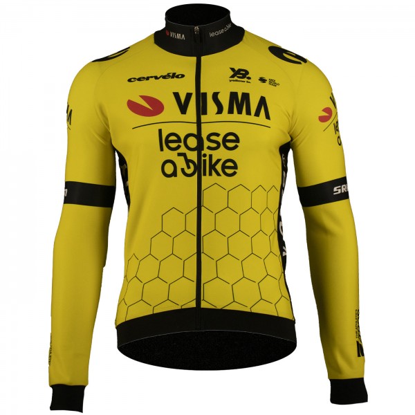 Radtrikot Herren Team Visma Lease a bike 2025 Premium langarm trikot