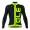 2016 ALE ARCOBALENO Radtrikot Langarm-Schwarz GELB FLUO