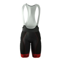 2016 Ale Graphics PRR Bermuda rot Fahrradbekleidung Kurz Trägerhose