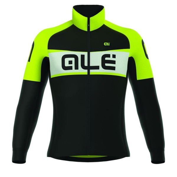 2016 ALE EXCEL WEDDELL Radtrikot Langarm-Schwarz GELB FLUO 2016 ALE EXCEL WEDDELL Radtrikot Langarm-Schwarz GELB FLUO
