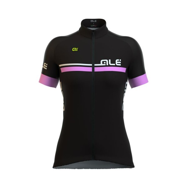 2016 ALE Damen Ale Plus Perla-schwarz Radtrikot Kurzarm