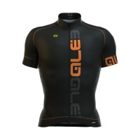 2016 ALE Graphics PRR Nominal-schwarz Orange Radtrikot Kurzarm