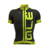 2016 ALE Graphics PRR Arcobaleno-schwarz Radtrikot Kurzarm