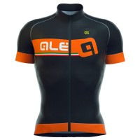 2016 ALE FORMULA 1.0 ADRIATICO Radtrikot Kurzarm -Schwarz ORANGE