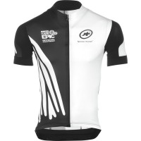 2016 Assos Weiß Schwarz radtrikot Kurzarm