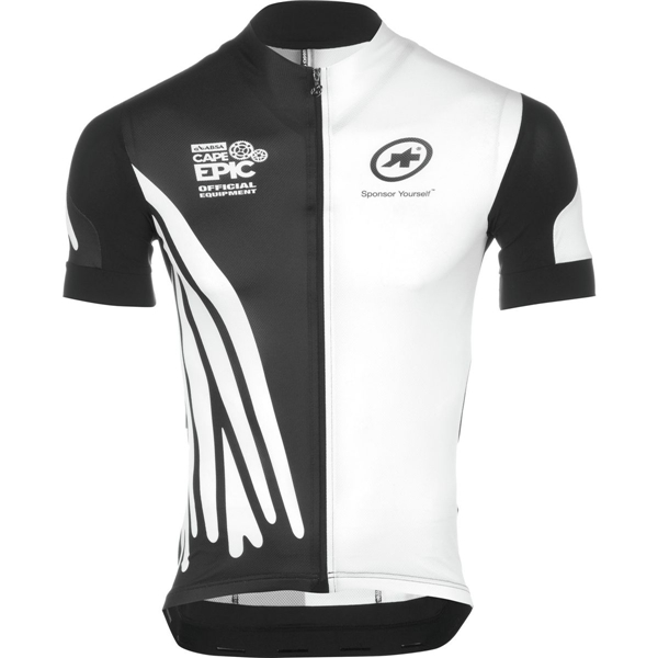 2016 Assos Weiß Schwarz radtrikot Kurzarm