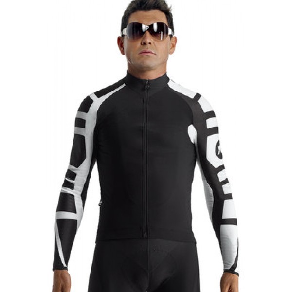 2016 Assos Fahrradtrikot Langarm Schwarz