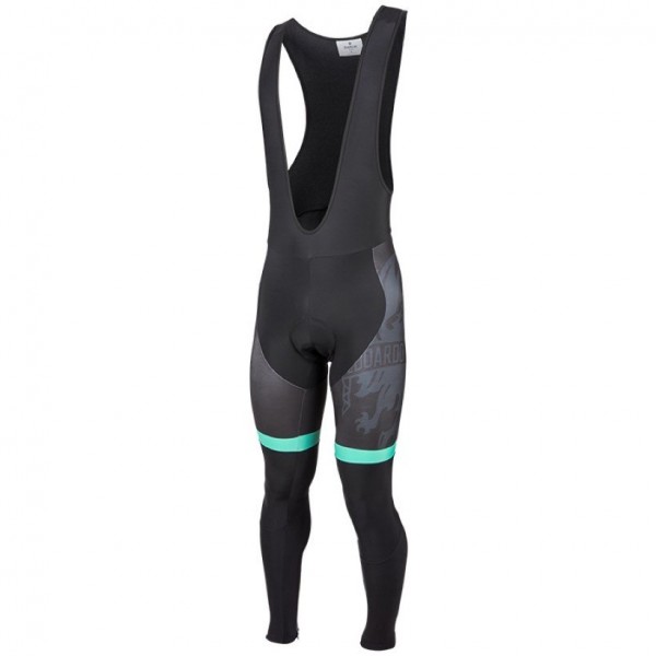 2016 Bianchi Milano Sorisole Schwarz-Grün Lang Trägerhose