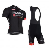 2016 Bora Fahrradbekleidung Satz Fahrradtrikot Kurzarm Trikot und Kurz Trägerhose